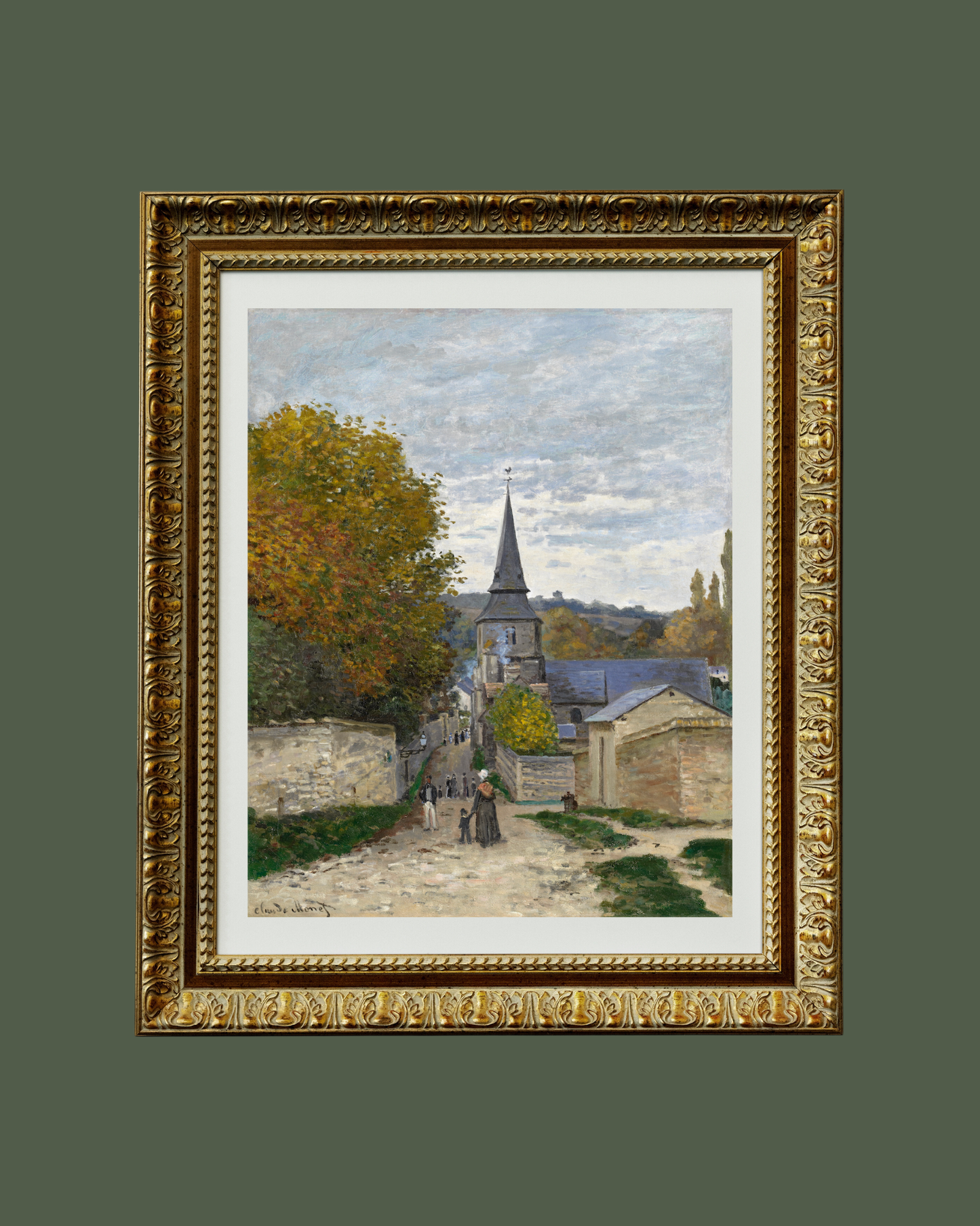 Street in Sainte-Adresse Antique Art Print