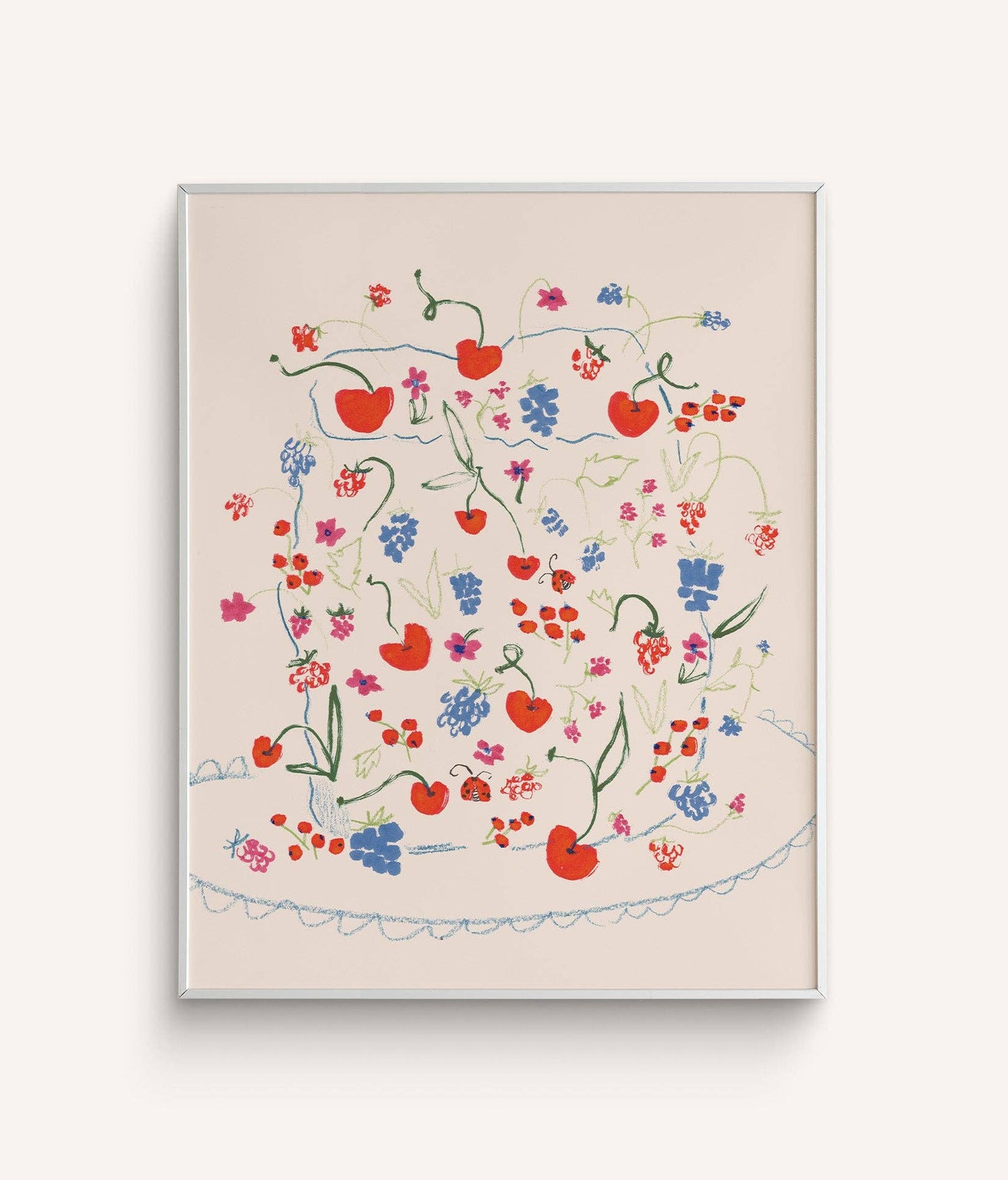 "Fruity Cake" Art Print