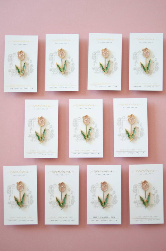 Tulips Enamel Pin
