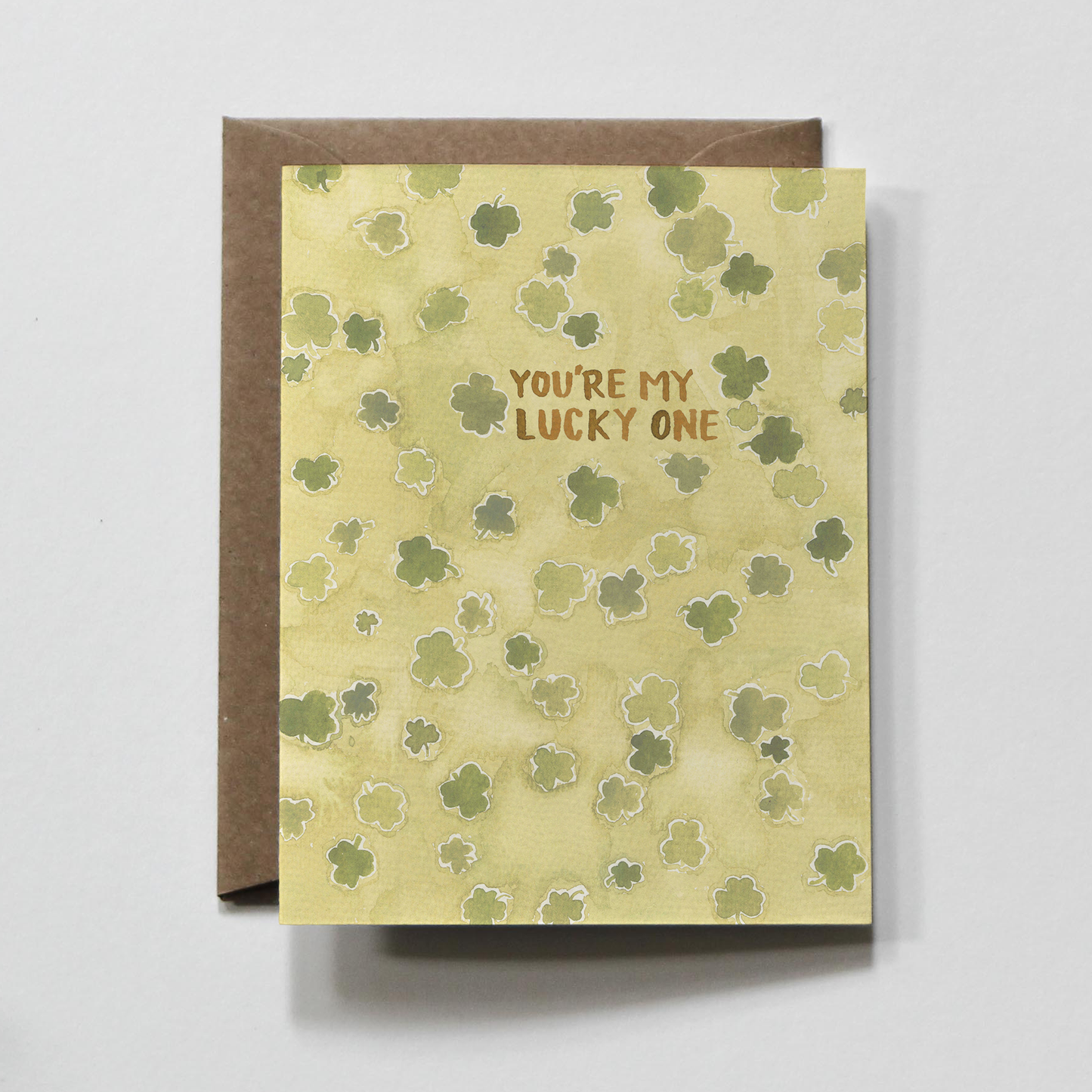 Lucky One | St Patty's Luckiest Clover Greeting Card