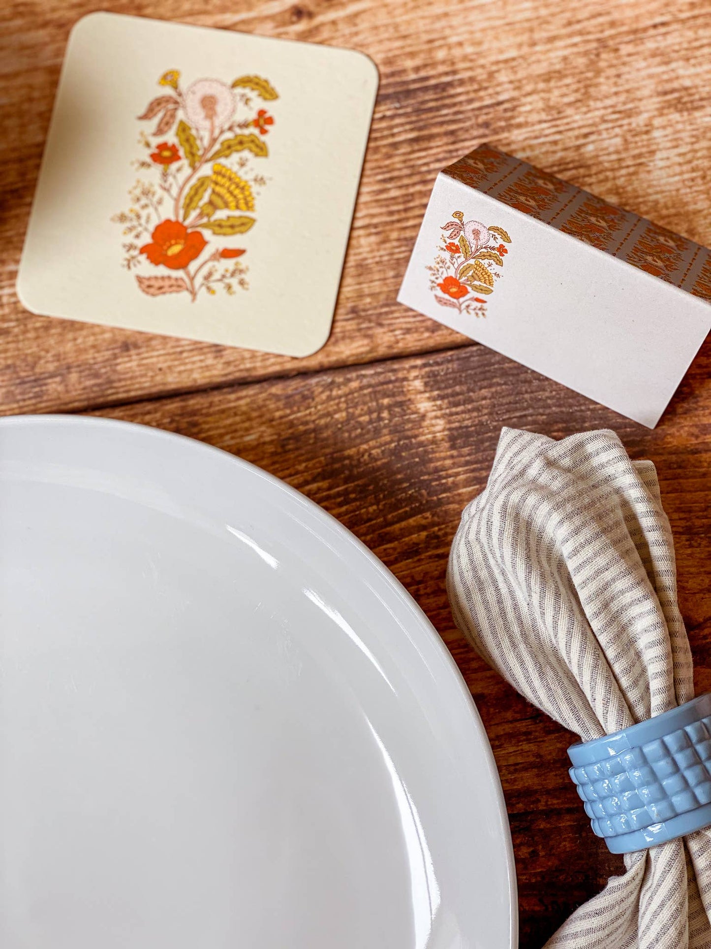Wildflower Reverie Coaster Set-Double Sided
