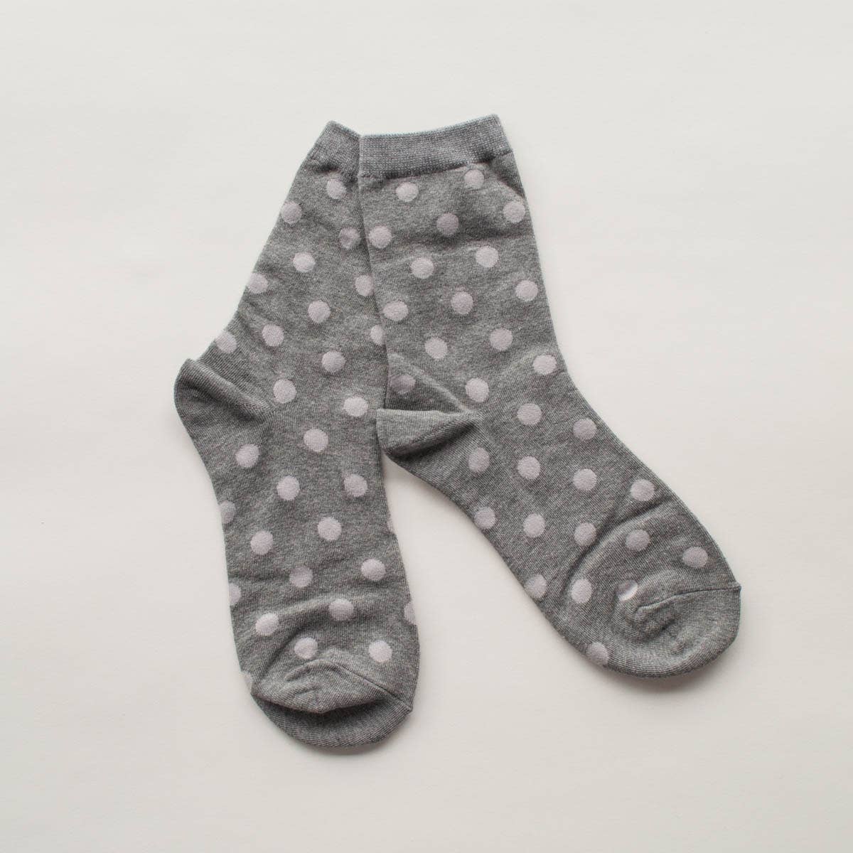 Polka Dots Casual Socks: Rust