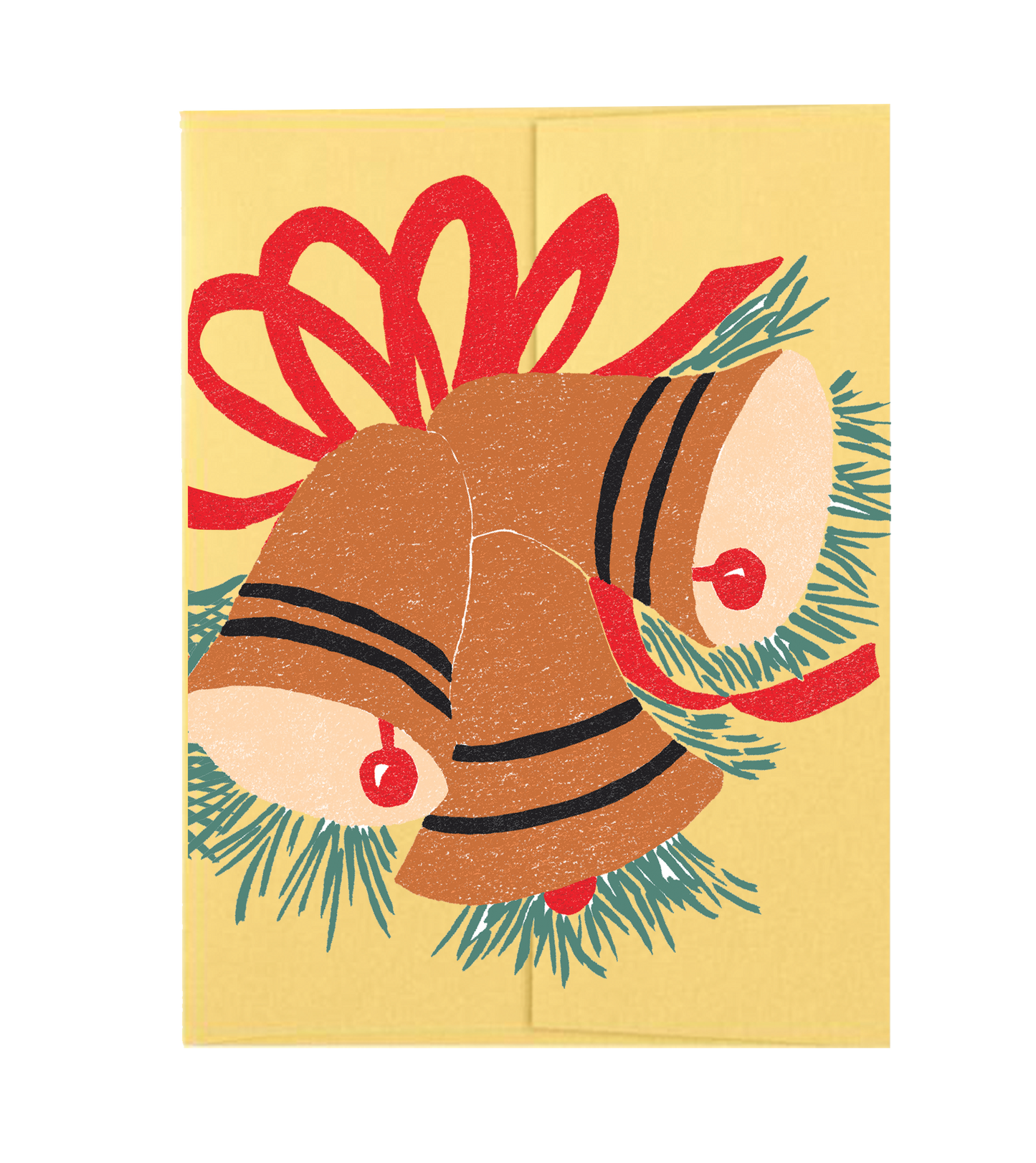 Jingle Bells Die Cut Card - Jingle Bells Collection