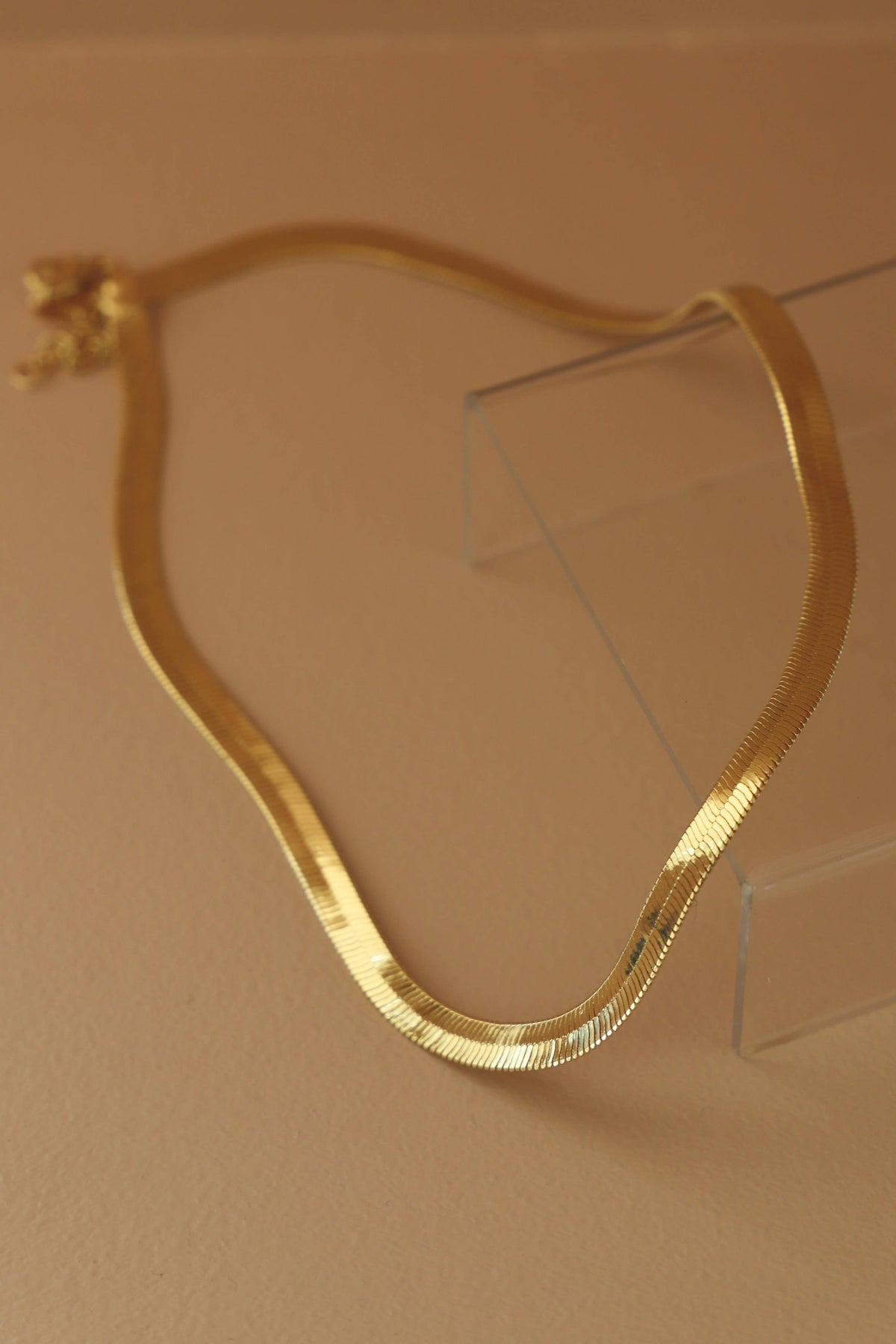 HERRINGBONE CHAIN NECKLACE