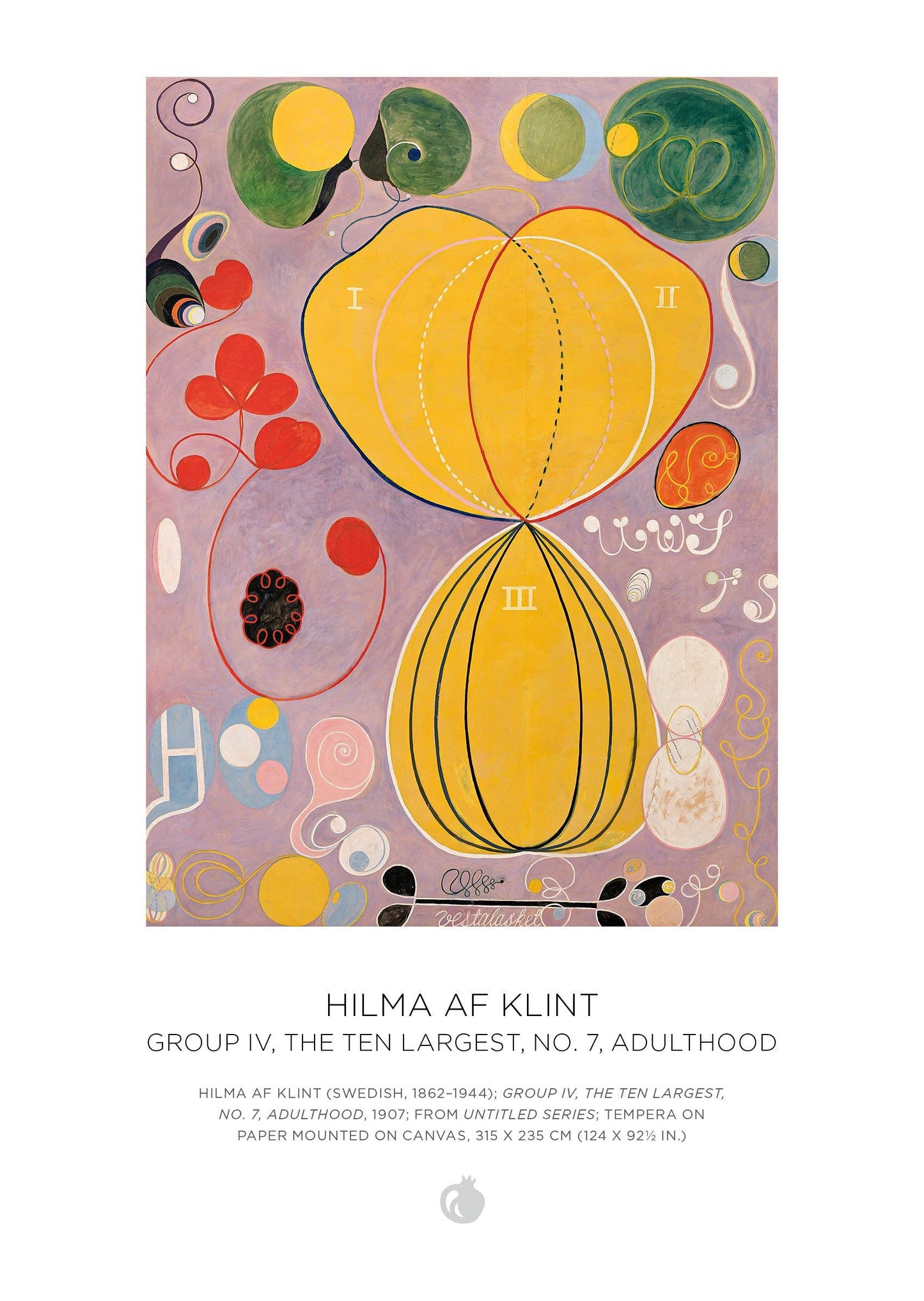 Hilma af Klint 120-Piece Double-Sided Jigsaw Puzzle Set