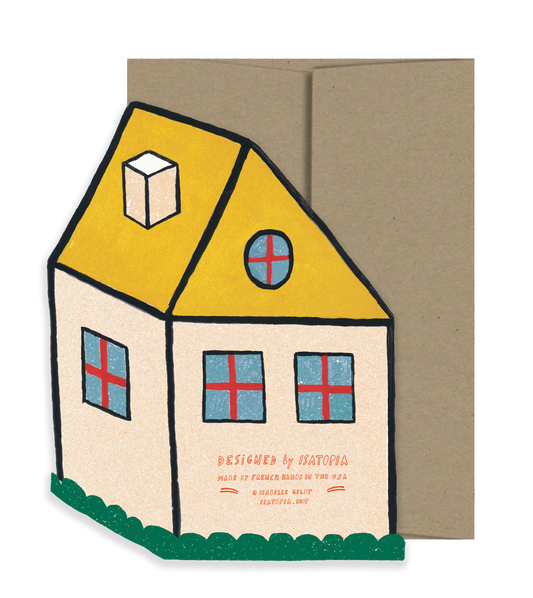 Cosy Home - Die Cut Card