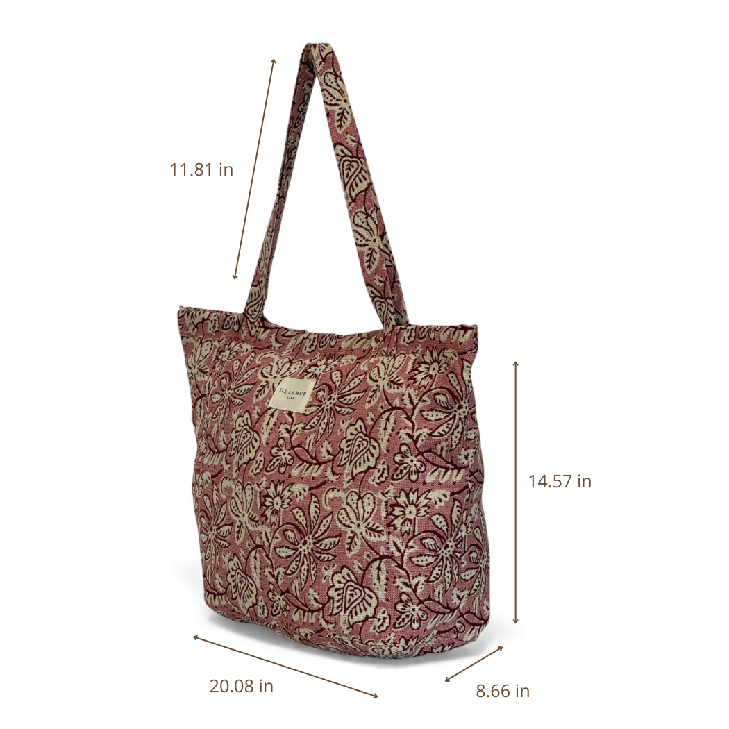Large Zippered Bag in Miami