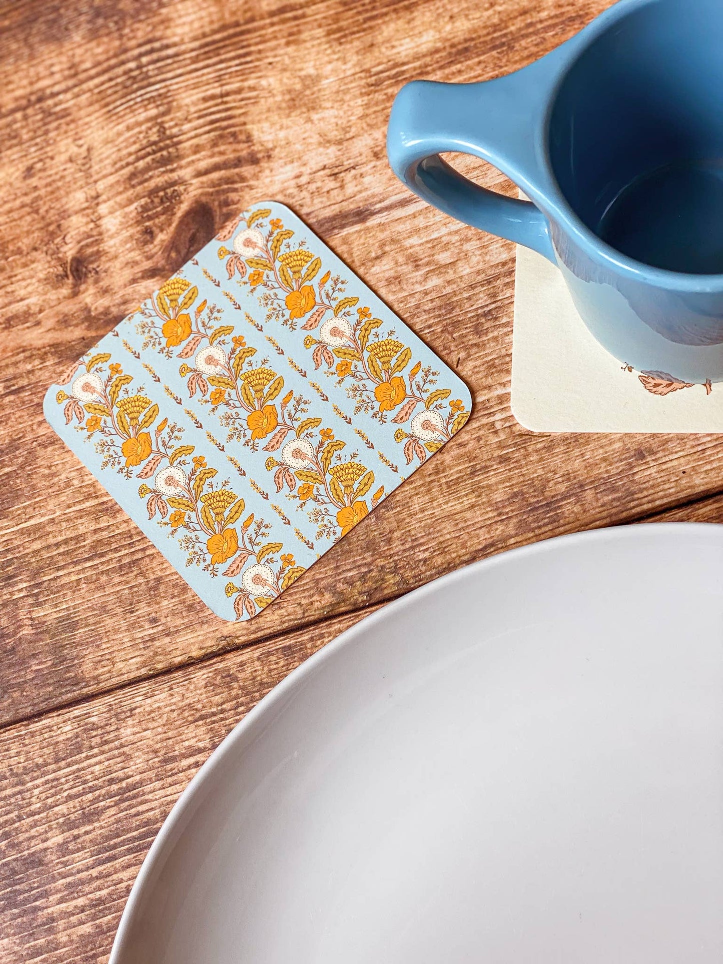 Wildflower Reverie Coaster Set-Double Sided