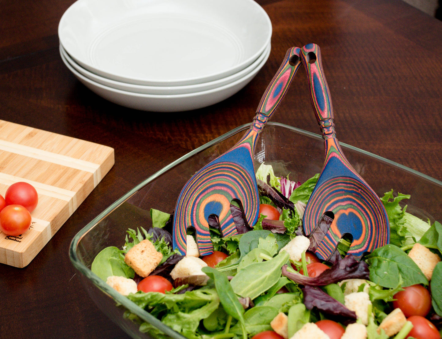 Rainbow Pakka 9" Salad Forks