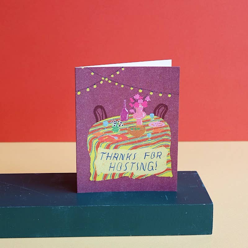 Thanks For Hosting Card