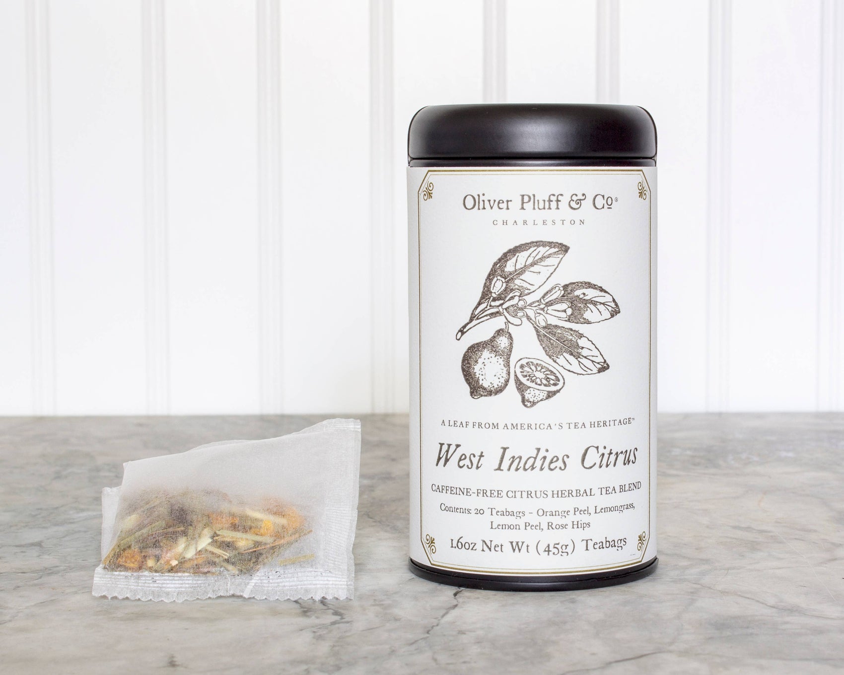 West Indies Citrus - 20 Teabags in Signature Tea Tin