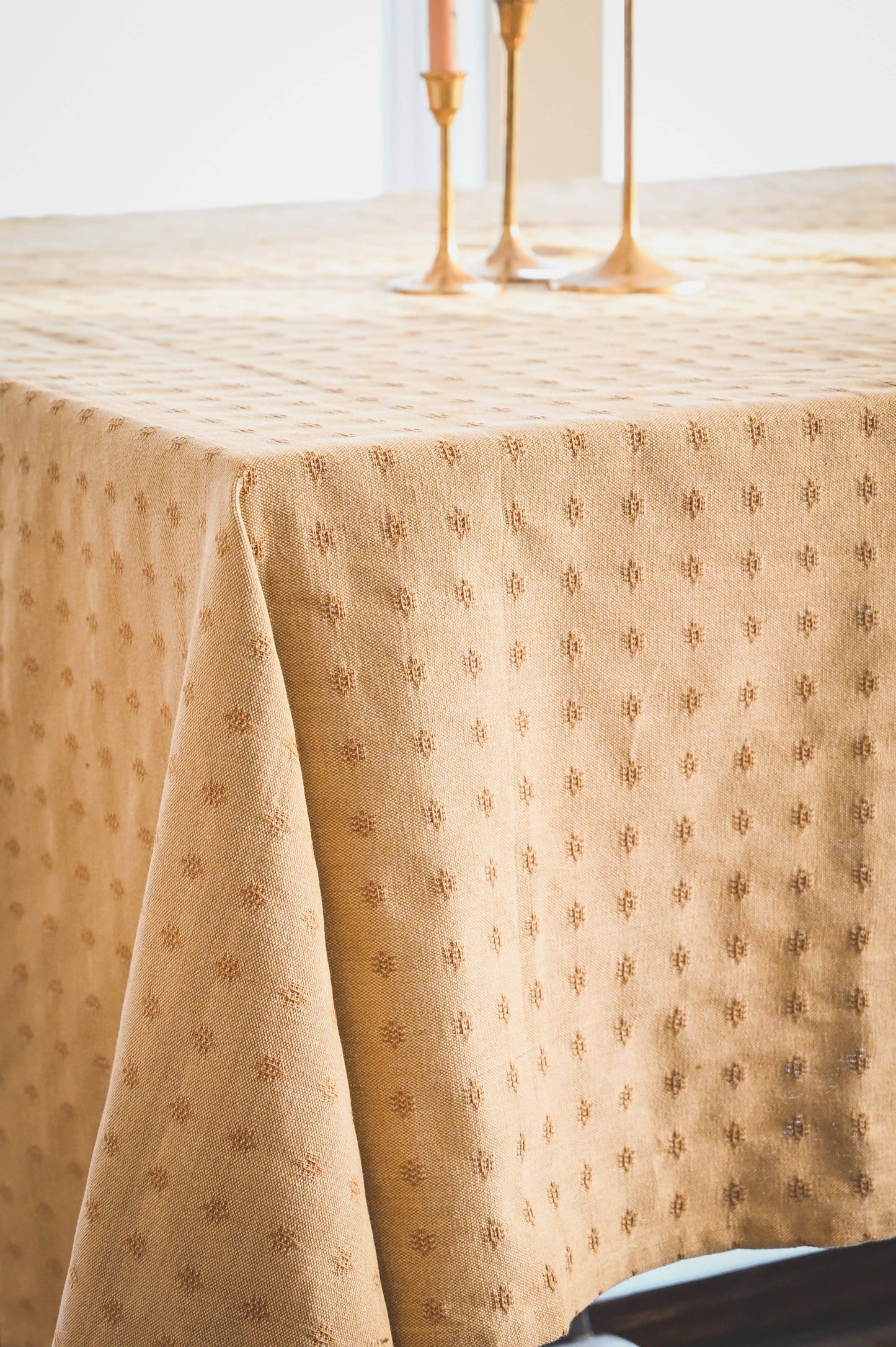 Umber Dobby Tablecloth