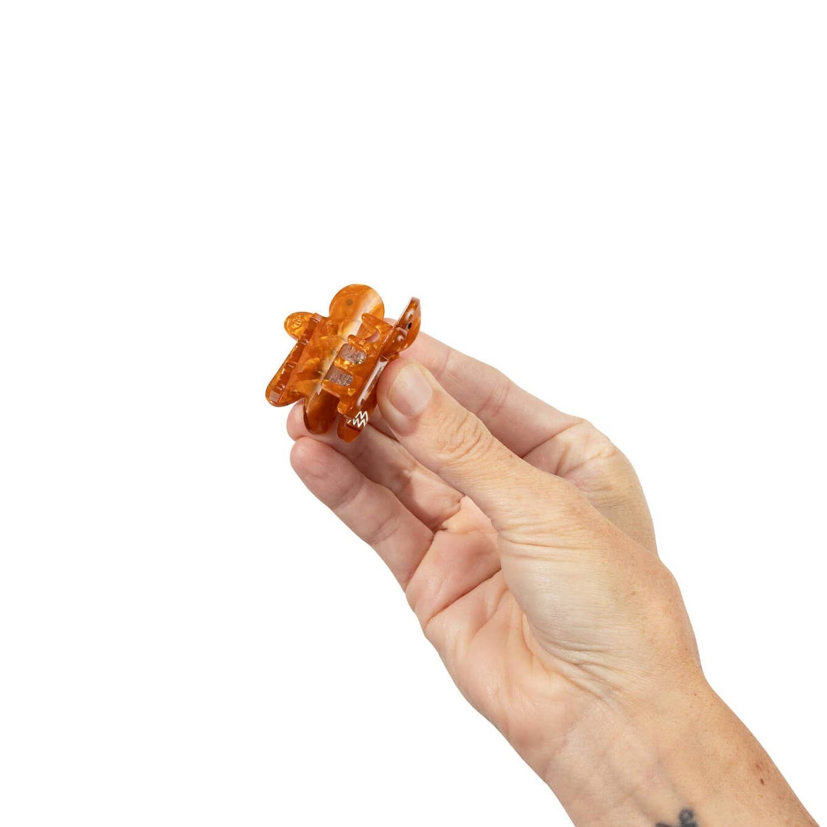 PREORDER: Mini Gingerbread Holiday Cookie Hair Claw Clip