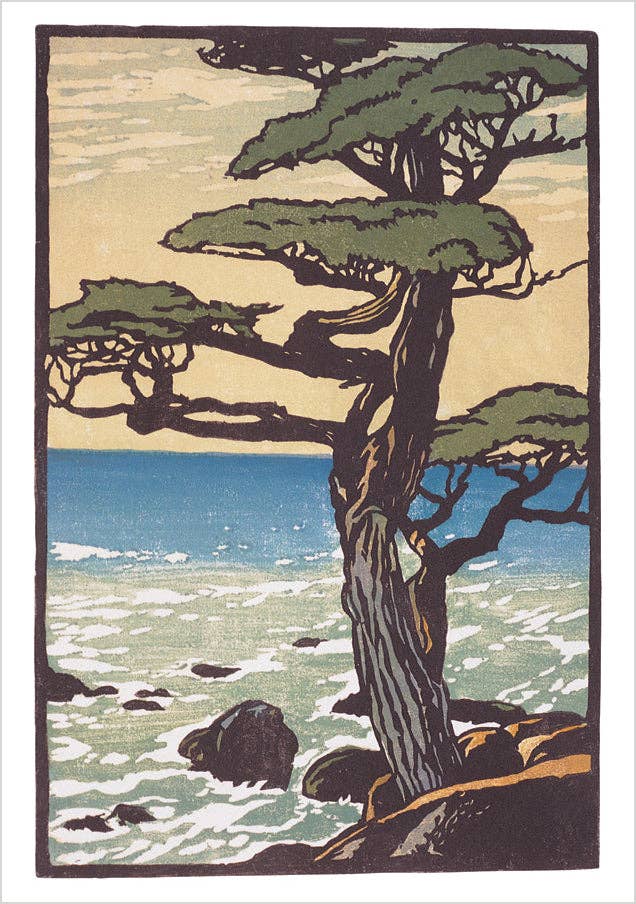 Arts and Crafts Block Prints by William S. Rice Boxed Notecard Assortment