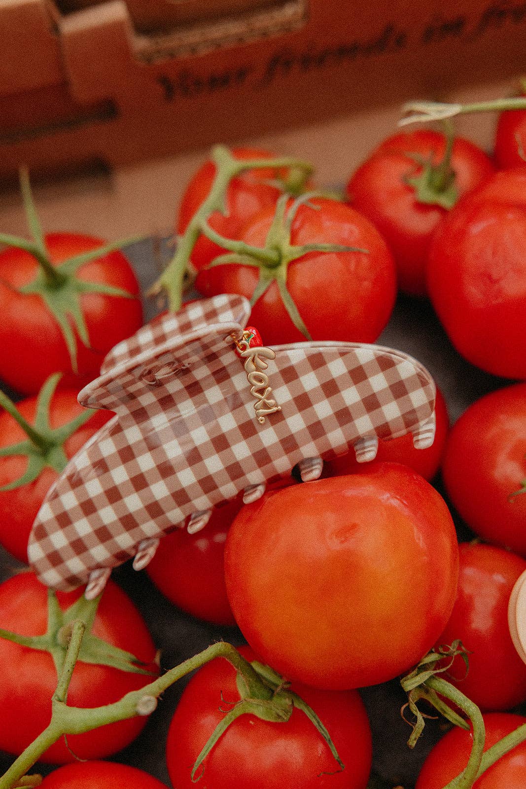 Gingham Claw - Tomato Charm
