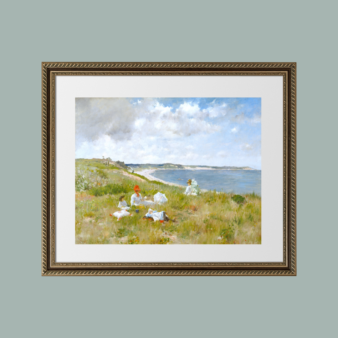 Idle Hours Coastal Landscape Print
