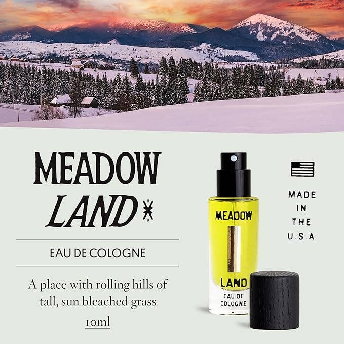 Meadowland Eau De Cologne | Unisex Aromatic Blend 10ml