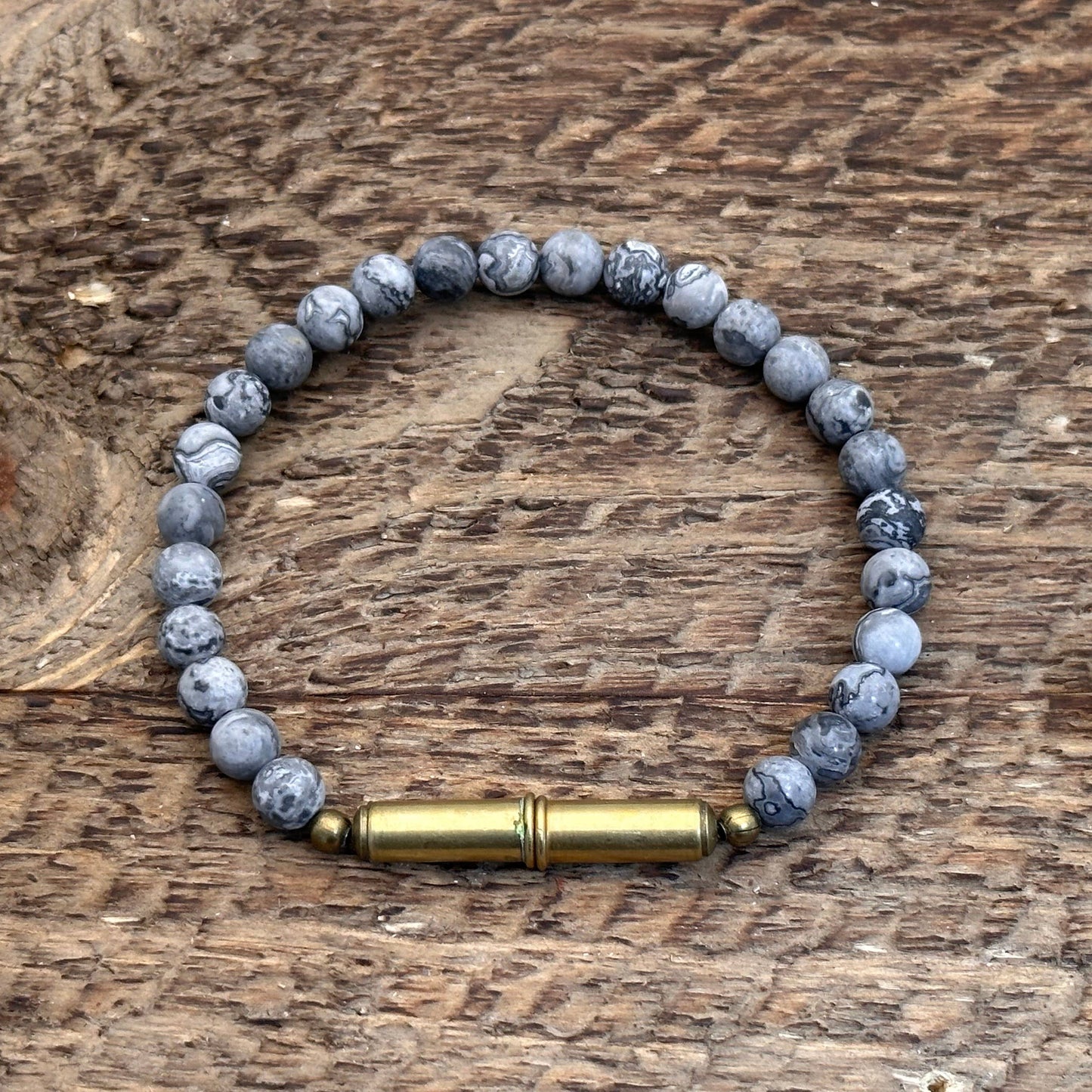 Flint Beaded Single Bracelet