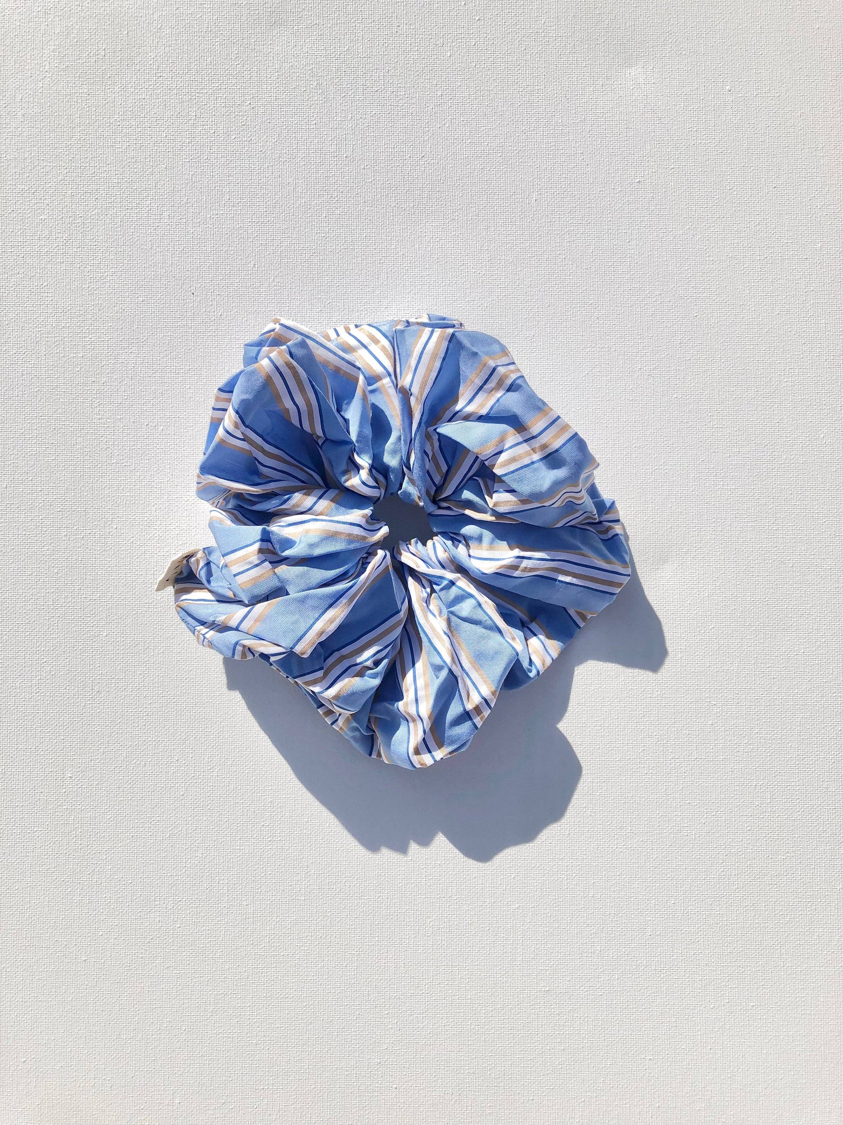 SMART STRIPE SCRUNCHIES: Sky  / 19cm