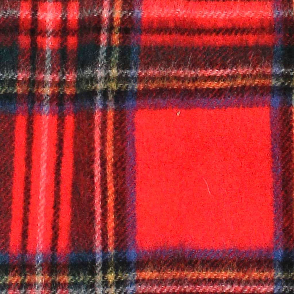 Pure Wool Tartan Check Scarf: Lindsay