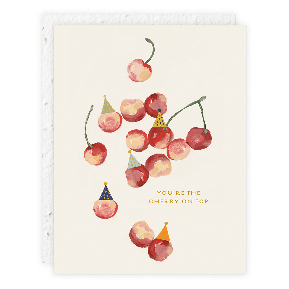 Cherry On Top - Birthday Card