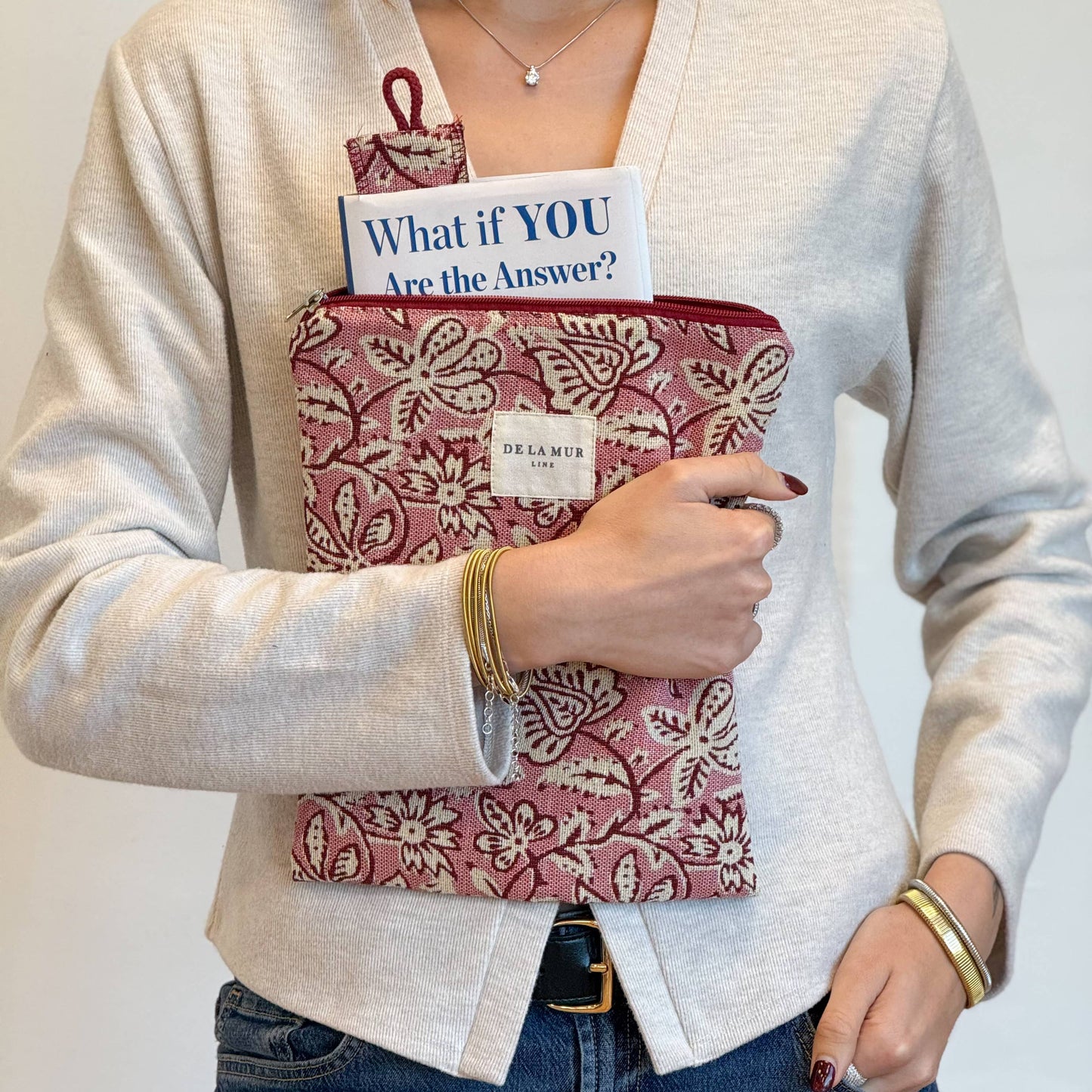 Book Cover With Matching Bookmark in Miami
