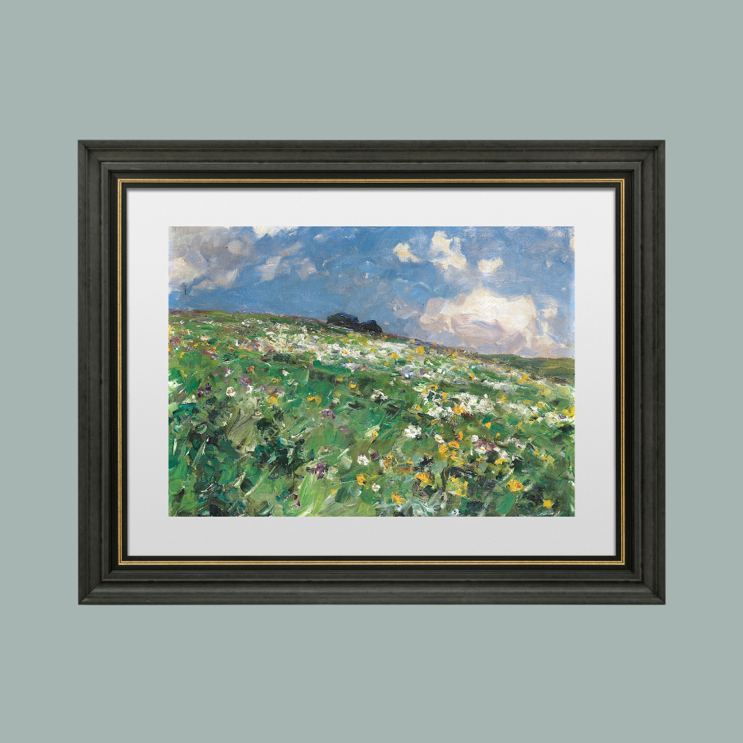 Summer Meadow Antique Art Print