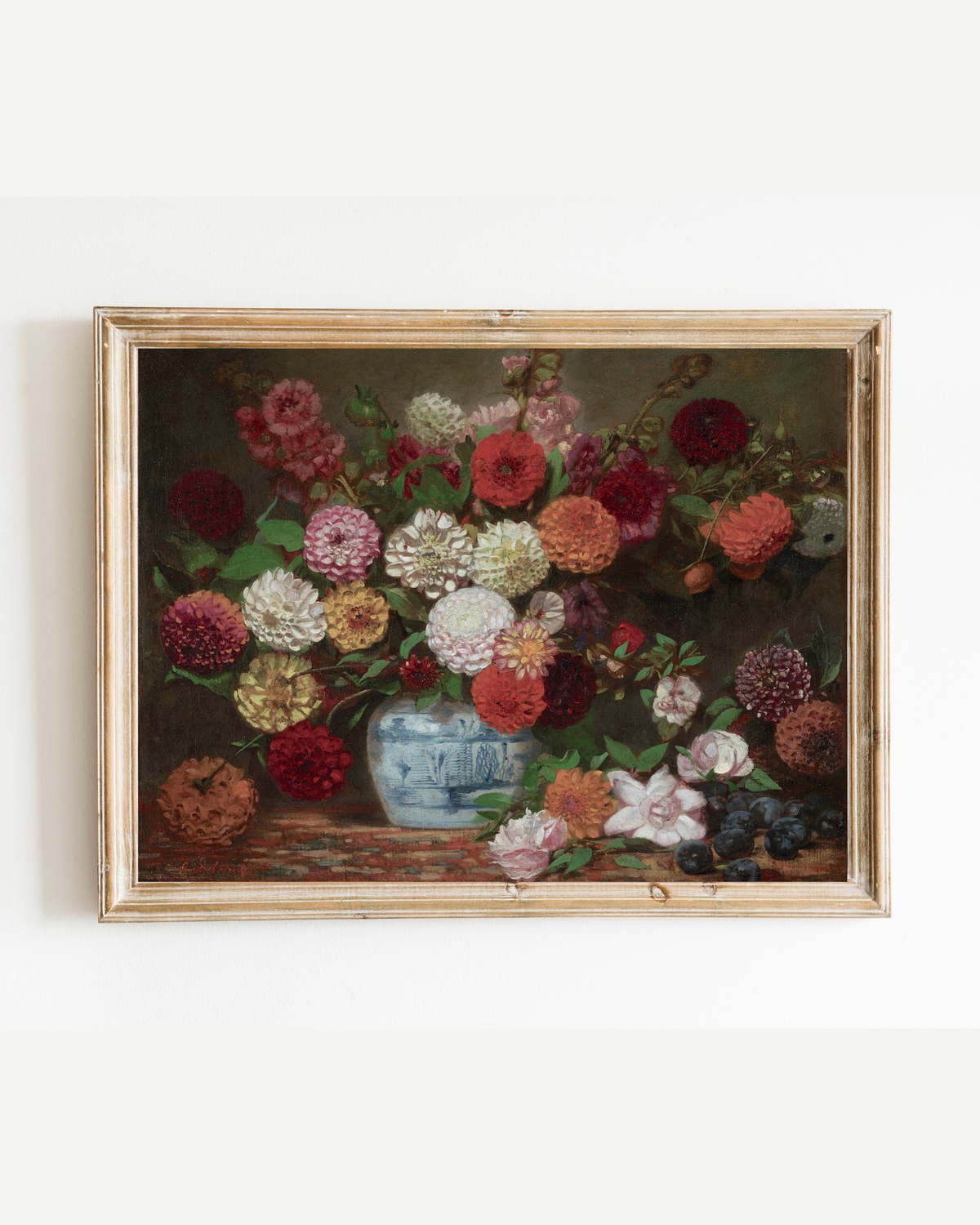 Harvest Bouquet Antique Art Print