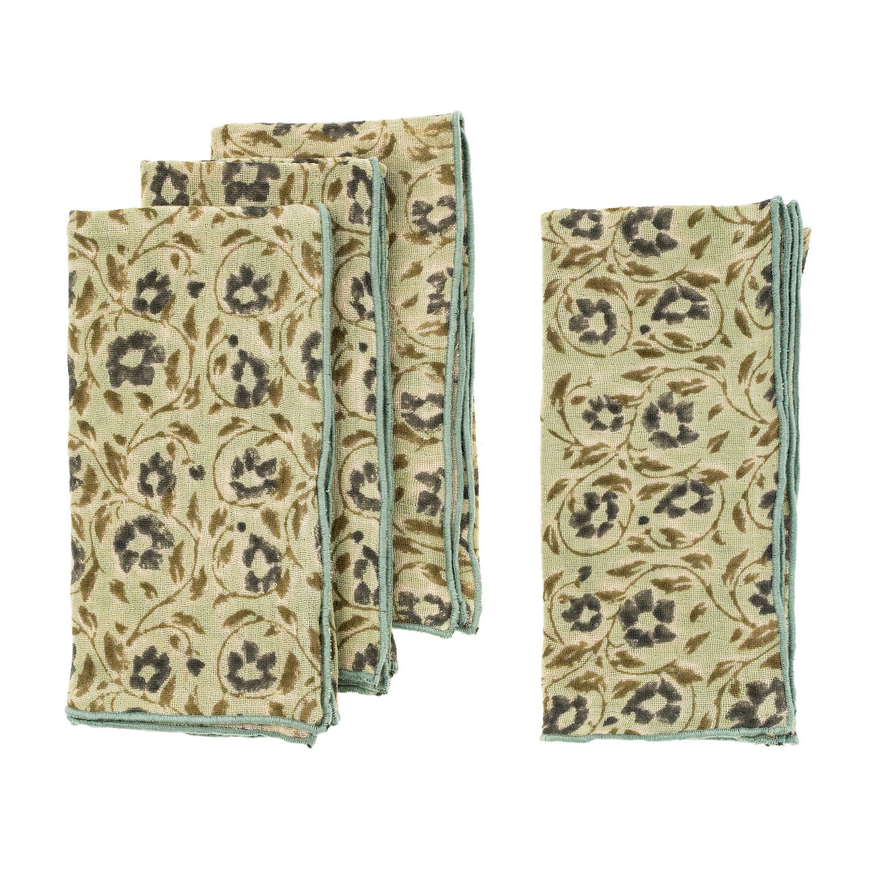 Anika Block Print Napkins S/4