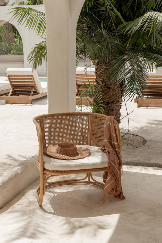 Holiday Papale Sun Hat in Amber