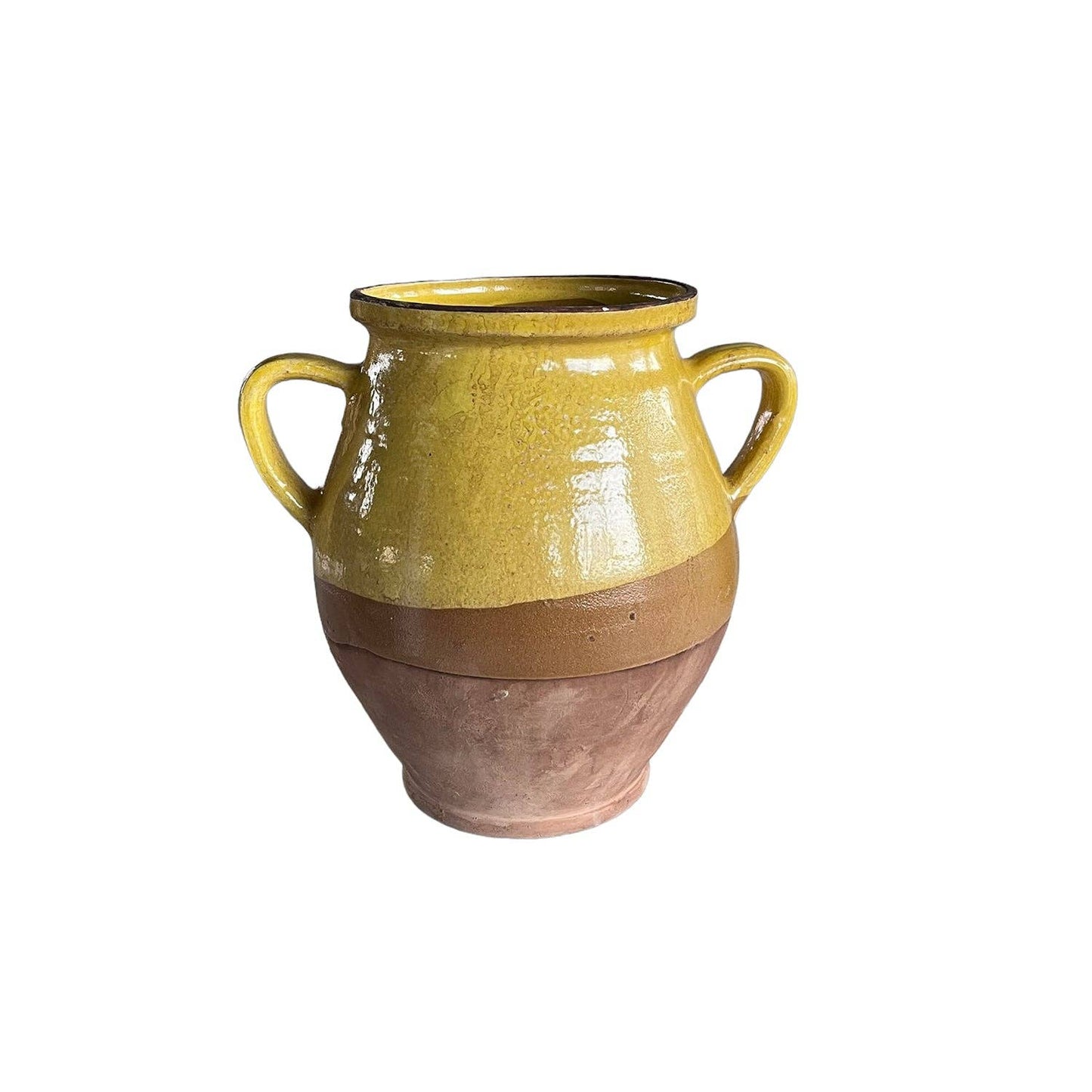 Cottage Crafted 2-Handle Jug: Yellow