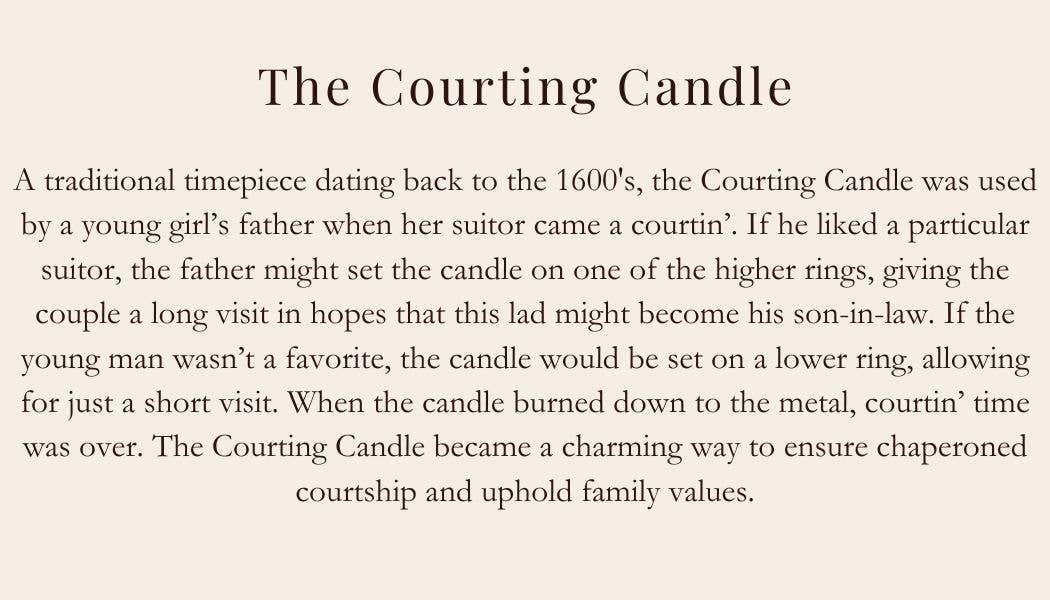 The Courting Candle Holder