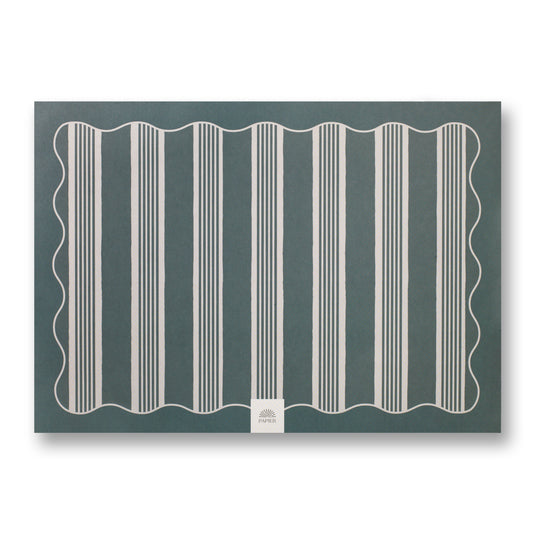 Placemat Pad Set of 40 - Stripes & Bites