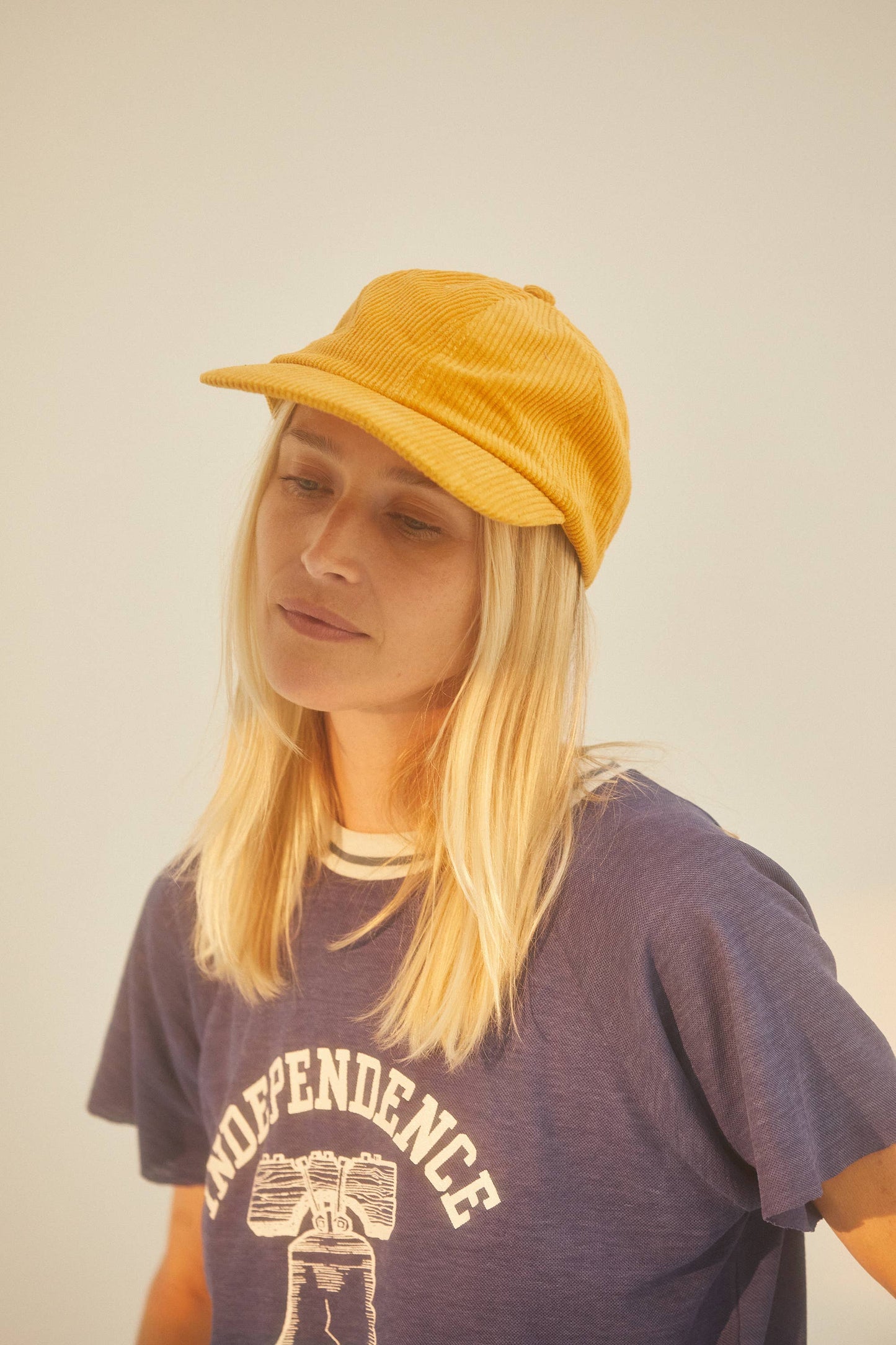 Corduroy Dad Hat - Eggshell