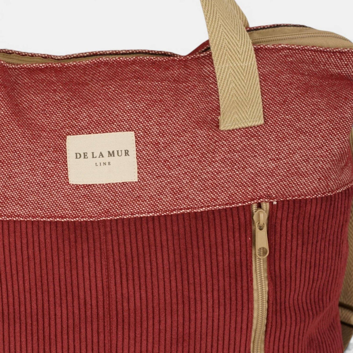 Corduroy Large Handbag – Burgundy (Arde)