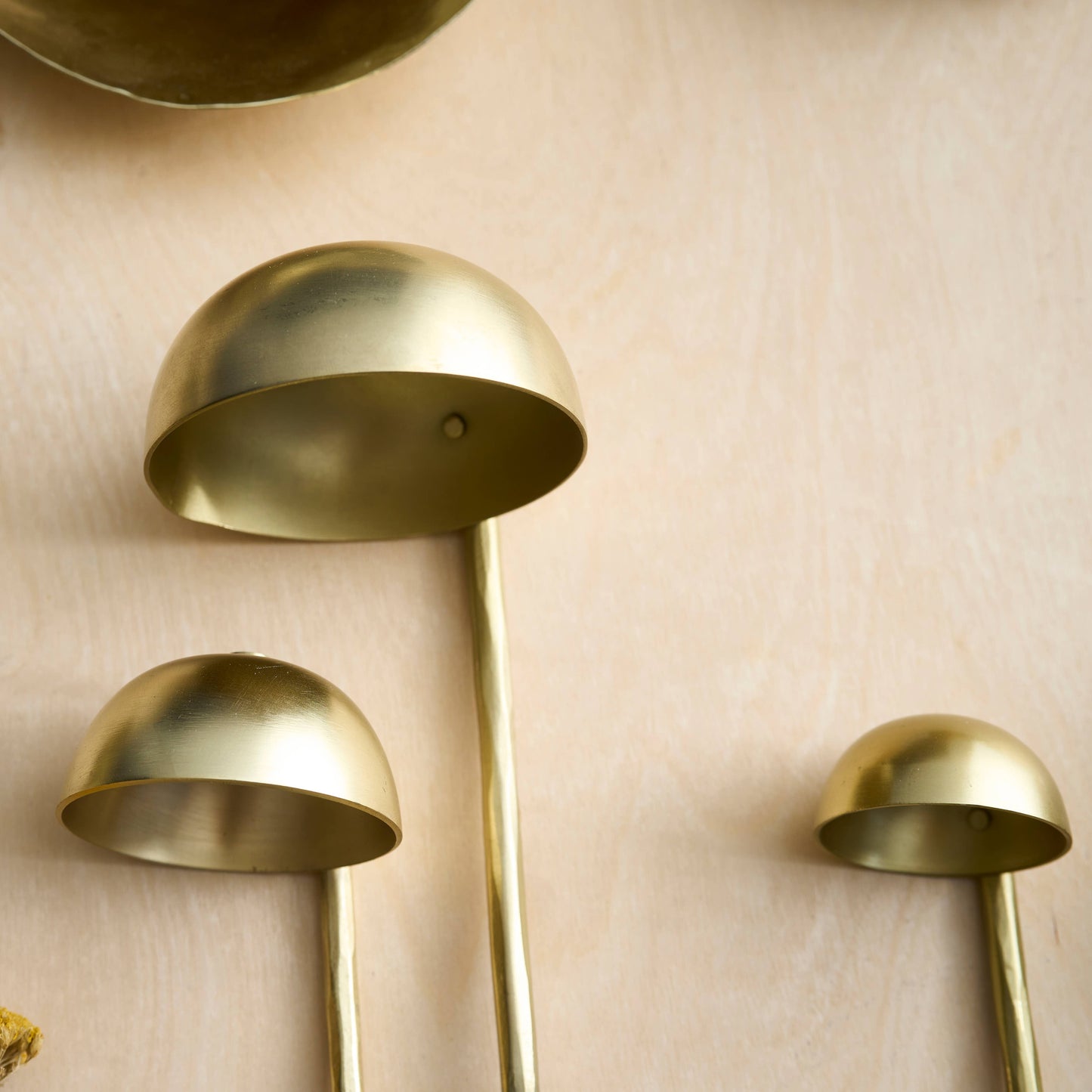 Forge Brass Ladles - Set of 3