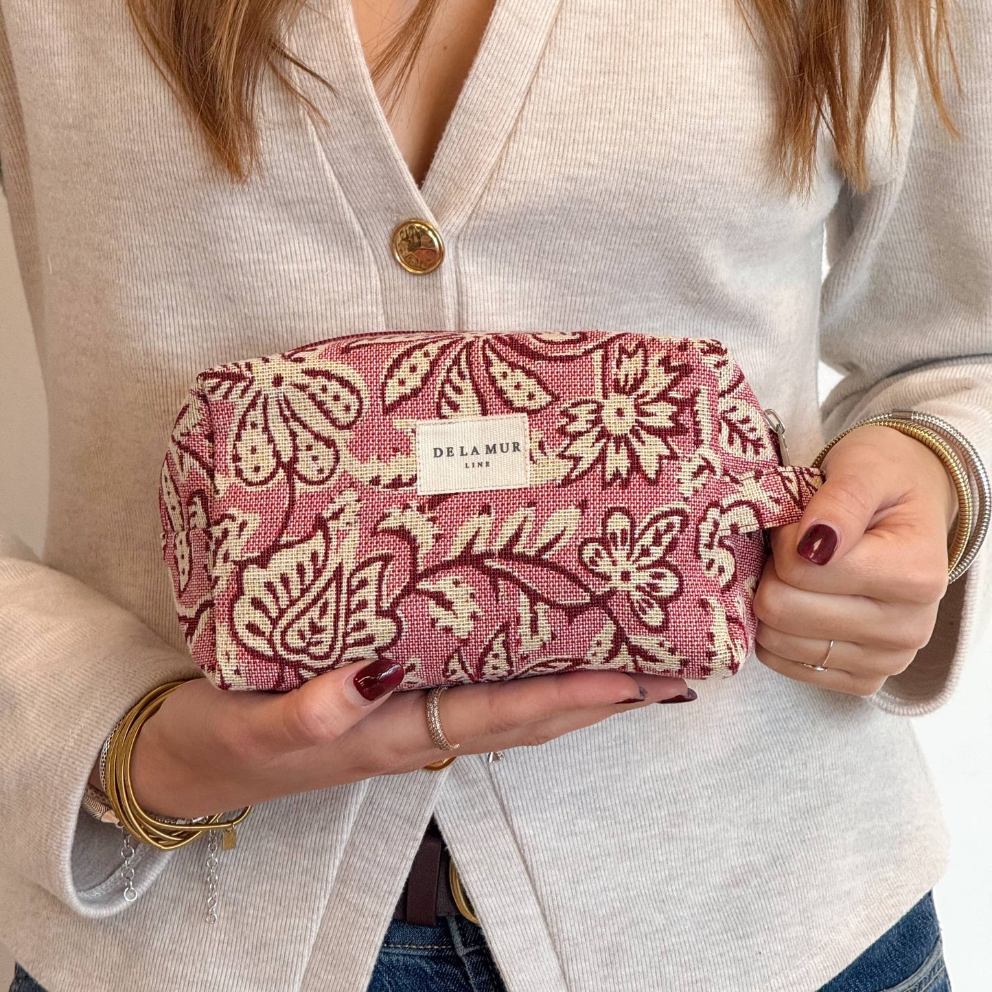 Squared Makeup Bag in Miami