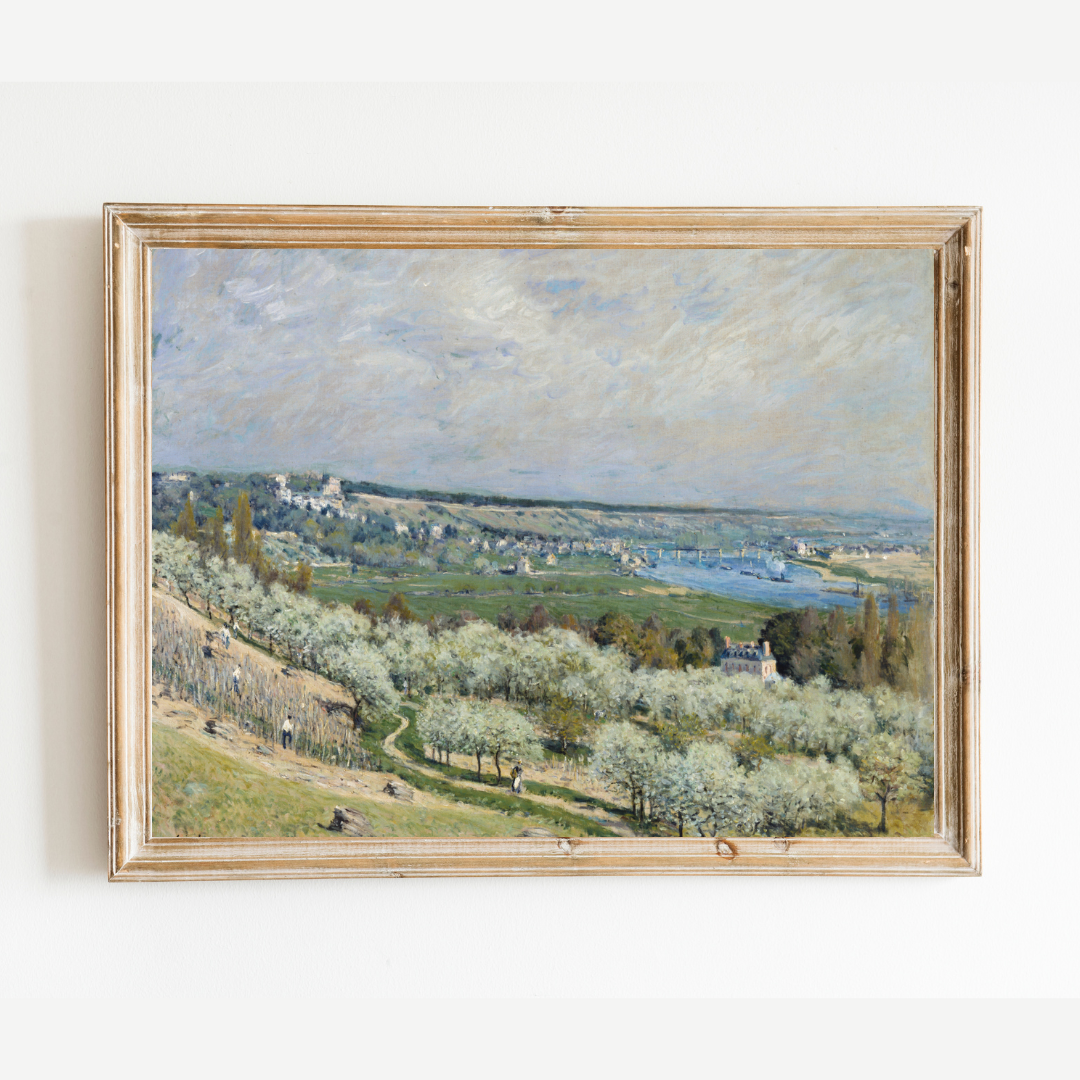 The Terrace at Saint-Germain Antique Art Print