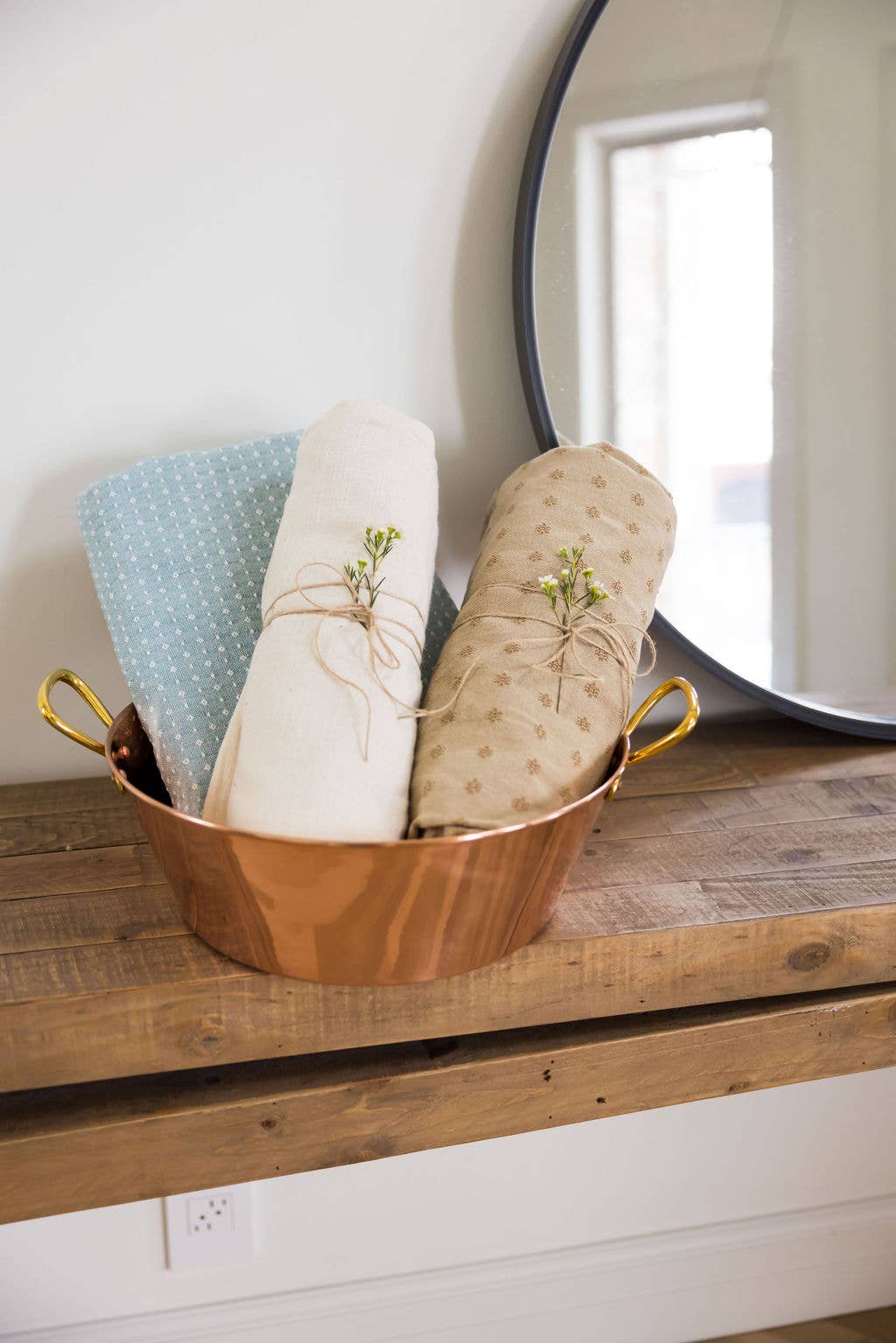 Umber Dobby Tablecloth