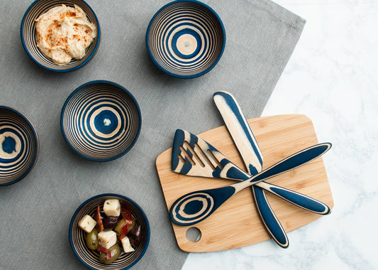 Blue Pakka Round Pinch Bowl