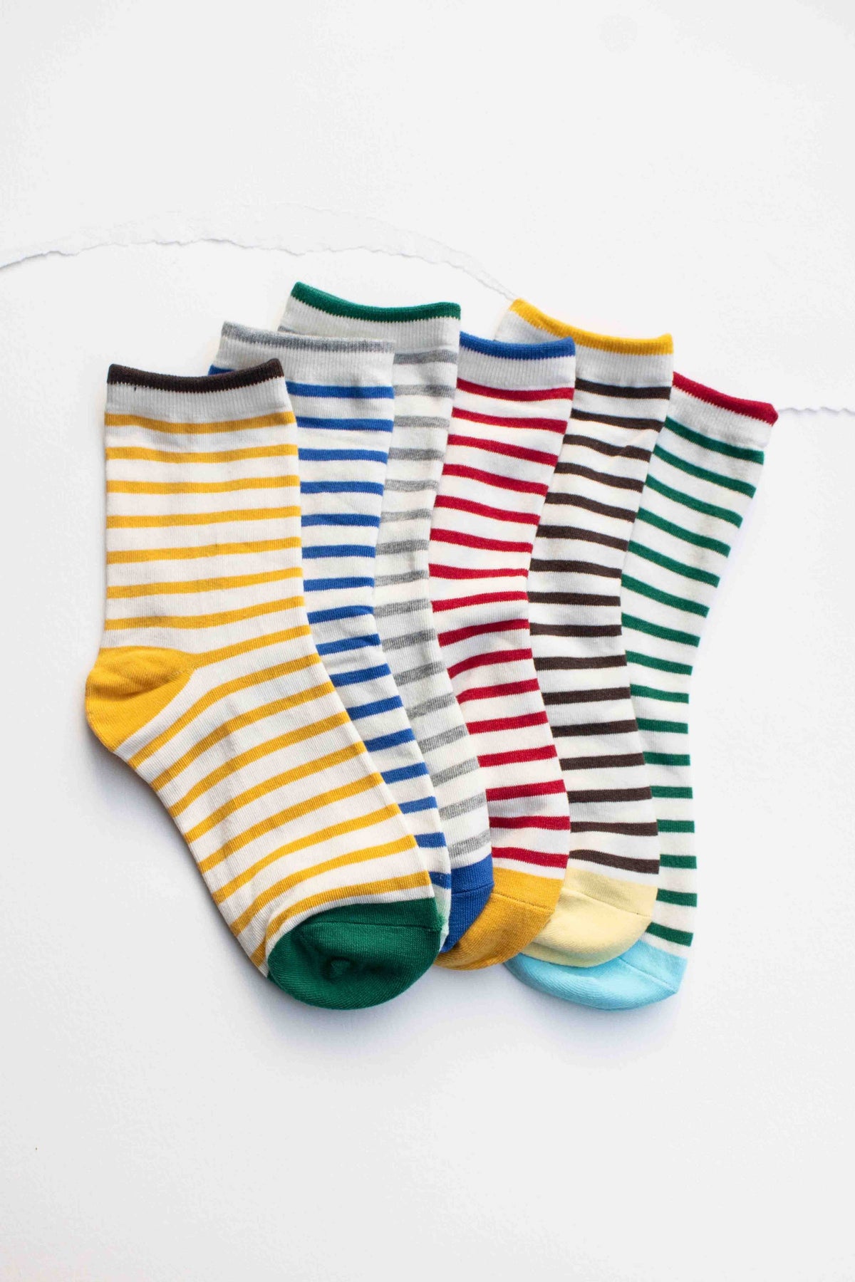 Classic Stripe Cotton Socks