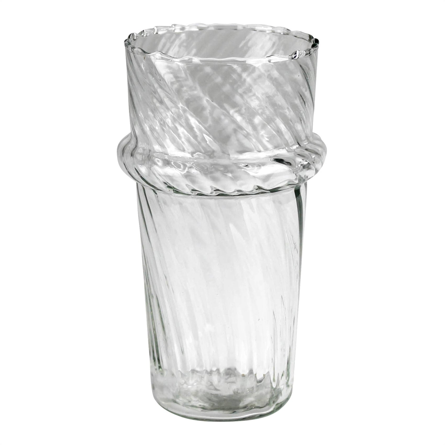 Swirled Drinking Glass