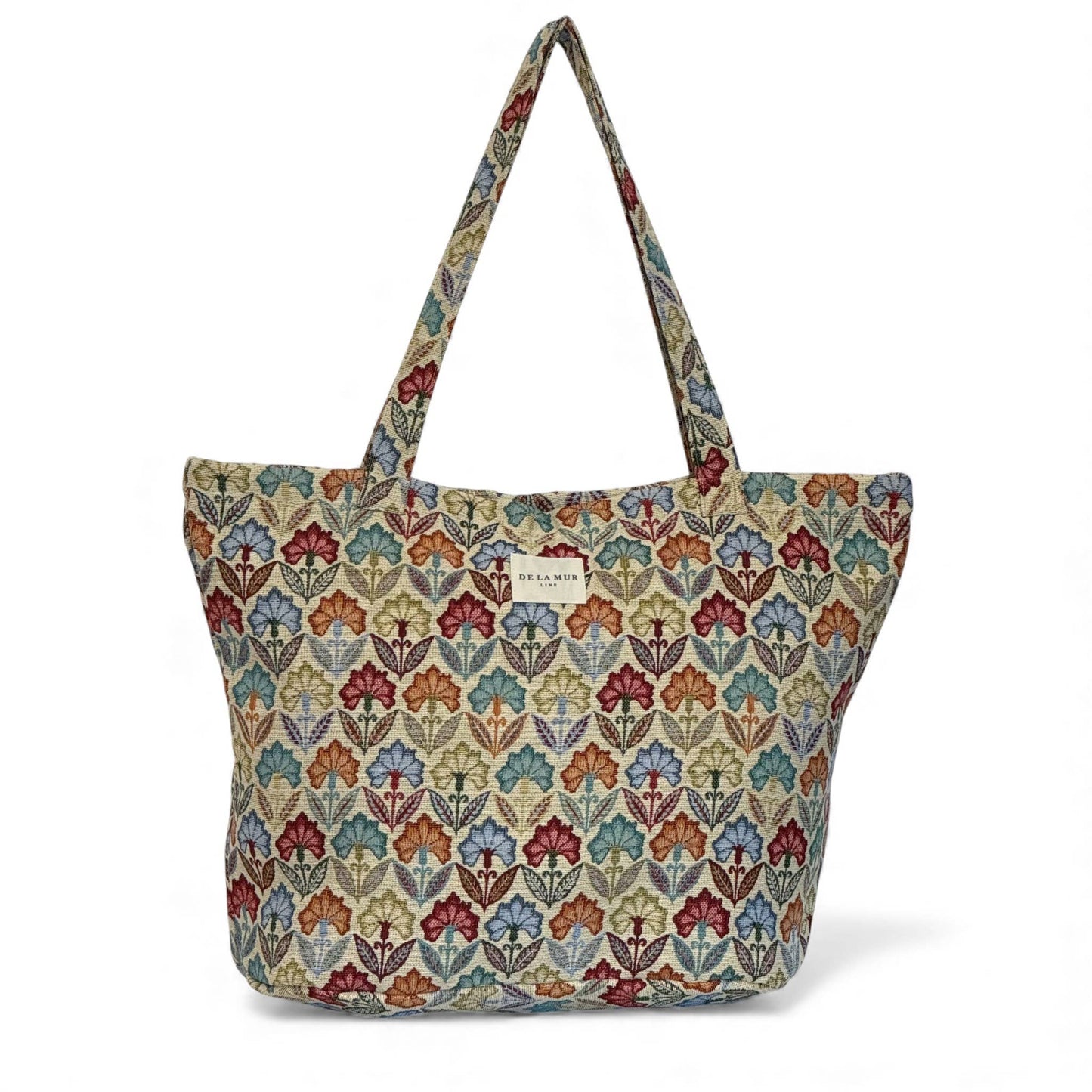 Zippered Bag in Flora - Large
