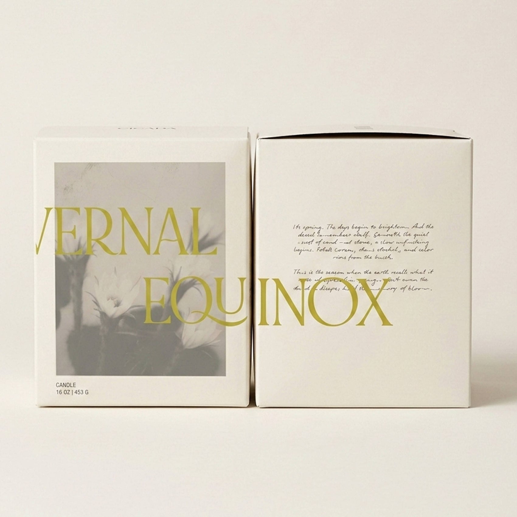 Vernal Equinox Large Candle - Spring