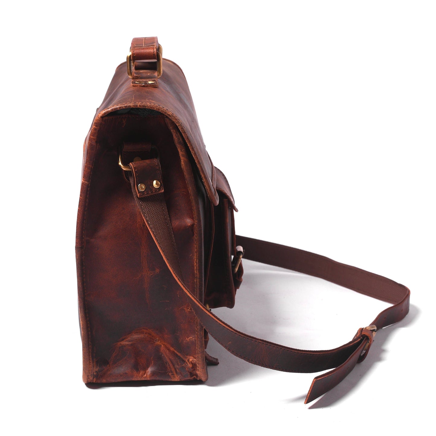 Loculus Leather Messenger Bag