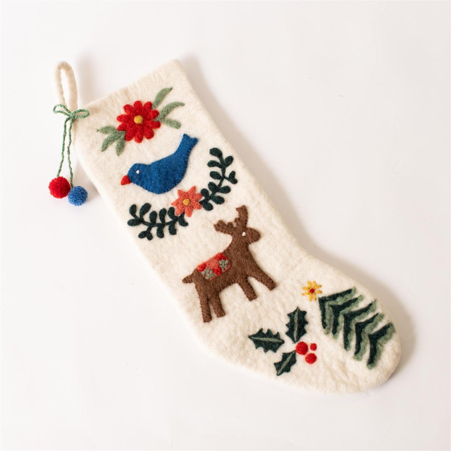 Wool Holiday Stocking