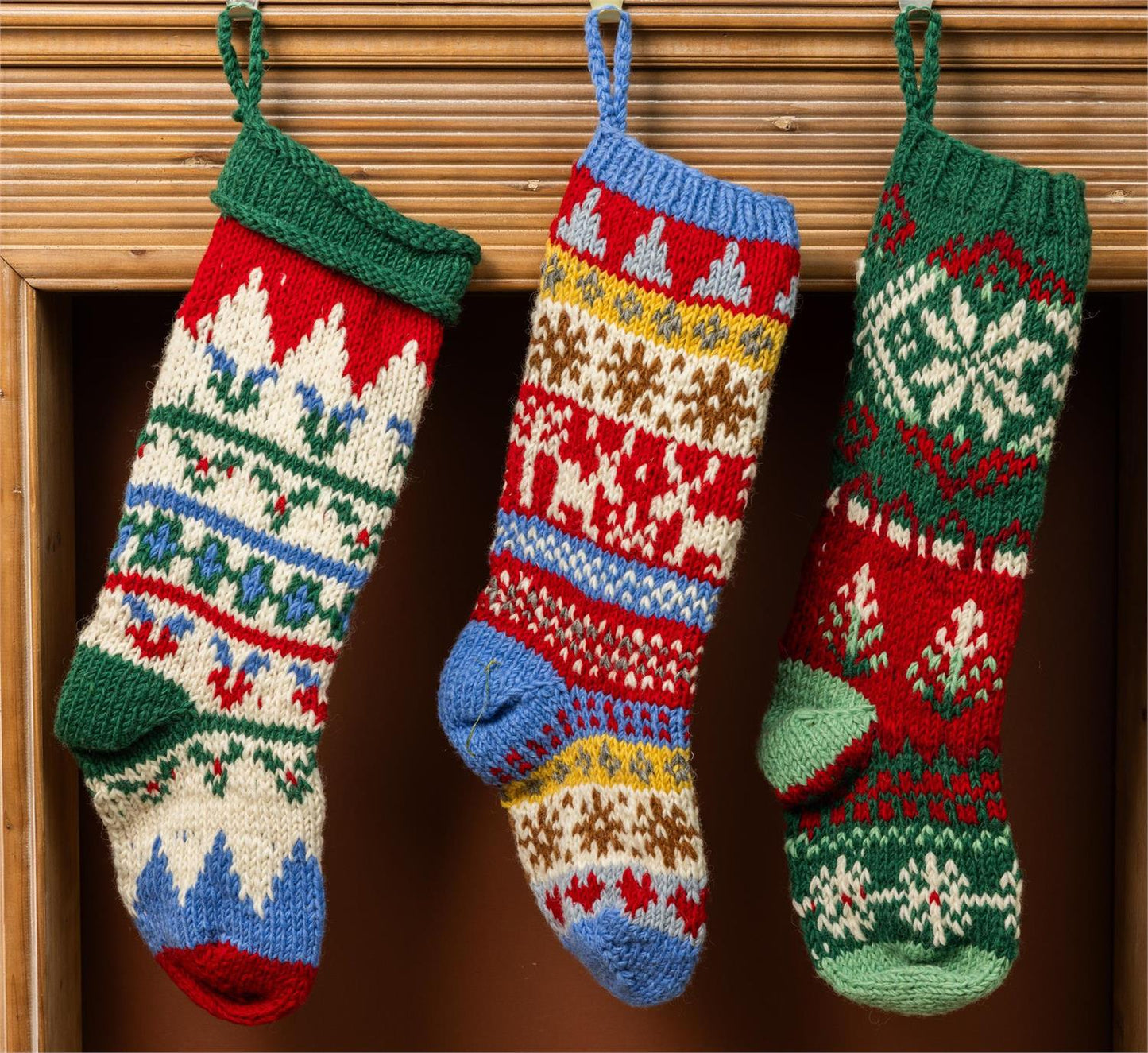 Knitted Christmas Stocking