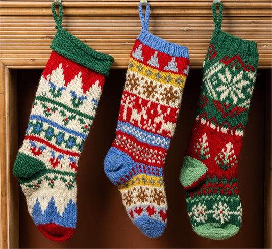 Knitted Christmas Stocking