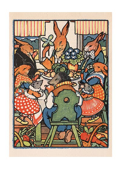 Rabbit Party - Animal Friends Card