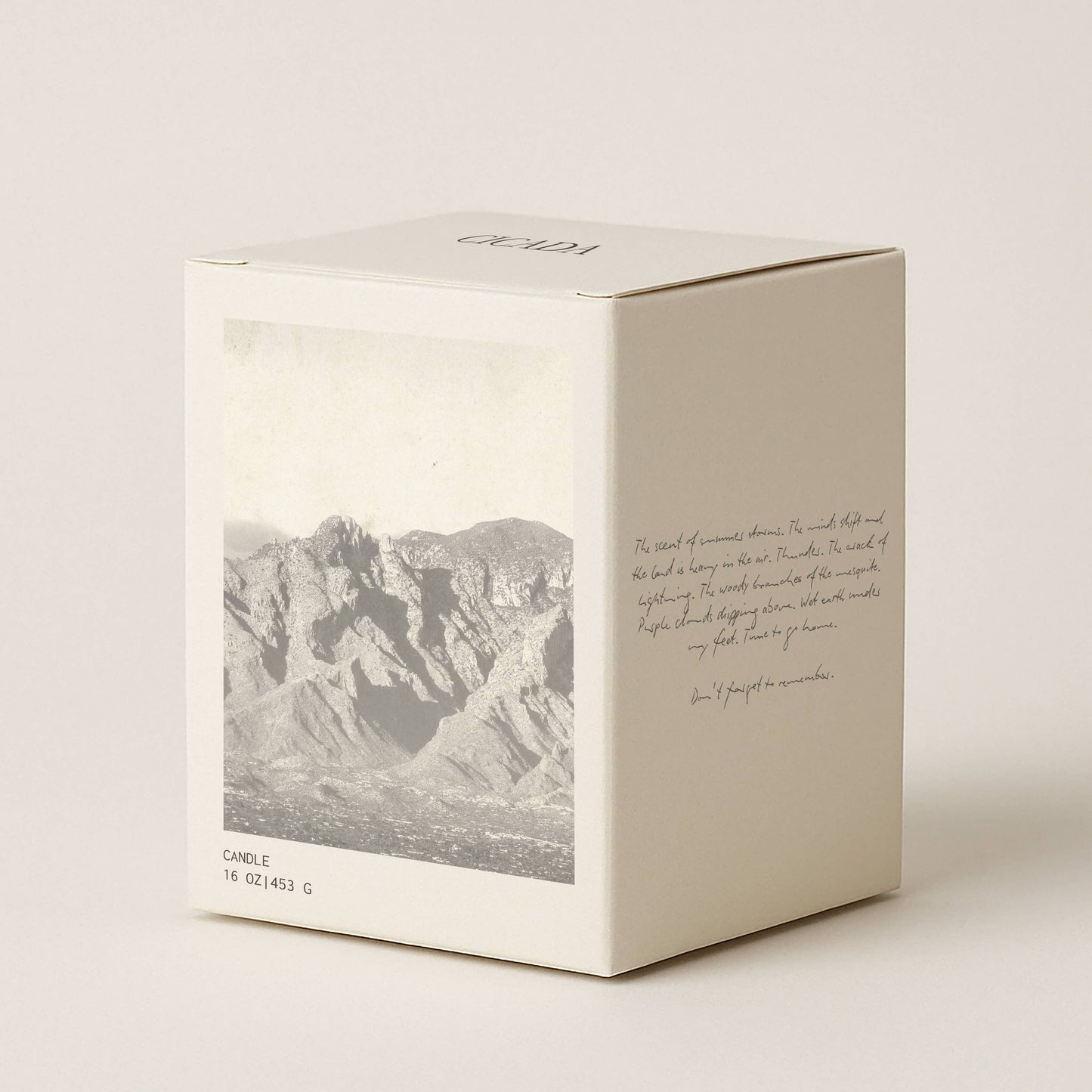 No. 07 Large Candle - Catalina Mountains